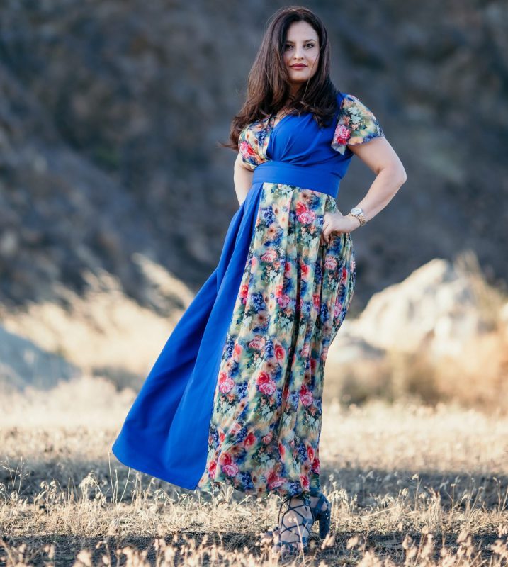 Royal Blue dress for wedding guest