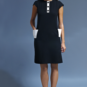 Modern & Chic Business Dress. Trendy Classic Dress/ Bibi Sakalieva