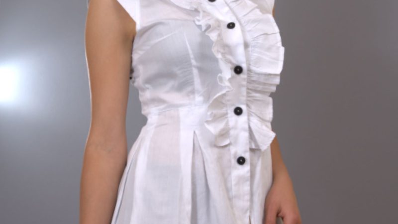 white long shirt for women