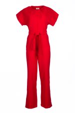 red love jumpsuit for women