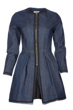 Denim kaftan coat