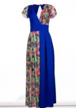 Royal Blue Maxi Dress For Women