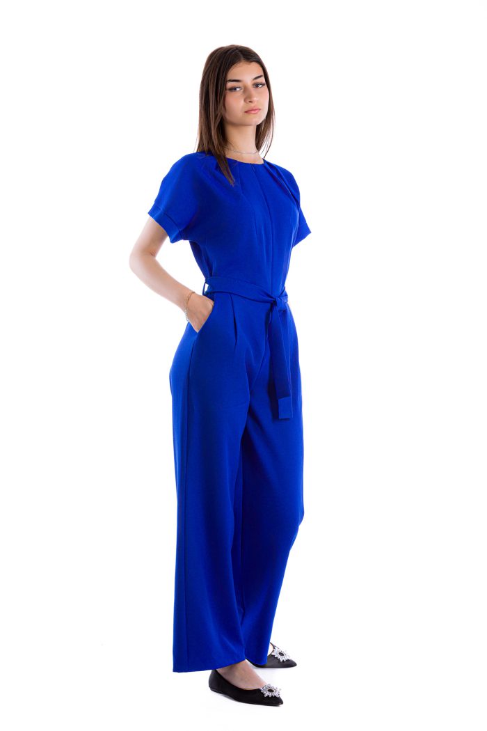 Blue women's jumpsuit