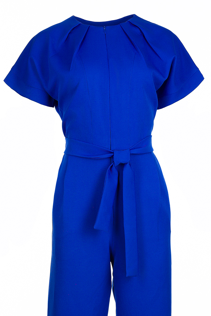Royal blue jumpsuit for woman