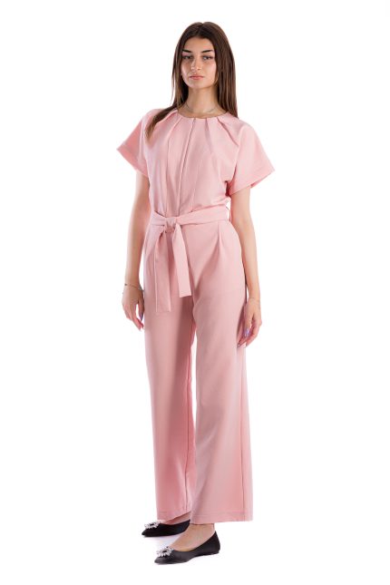 Blush pink women's jumpsuit