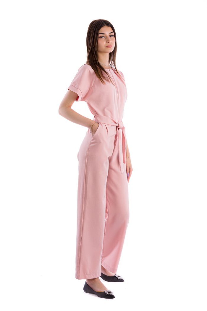 Blush pink women's jumpsuit