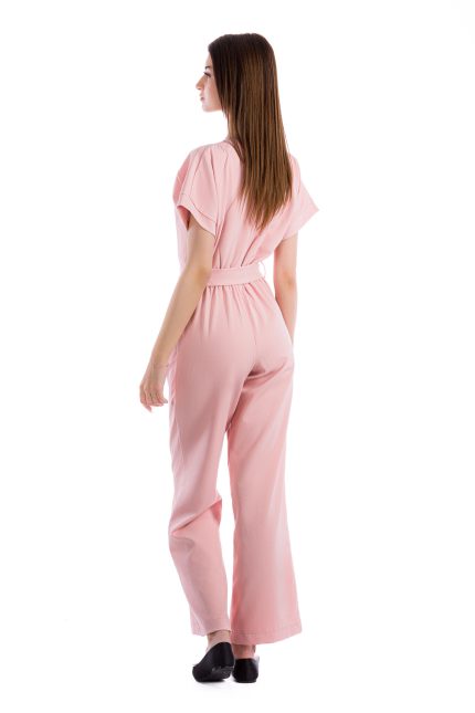 Blush pink women's jumpsuit