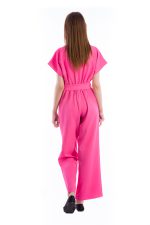 elegant fuchsia women's jumpsuit