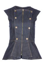 Denim Sleeveless Women's jacket