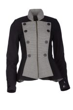 Women's Blac Wool Military Jacket