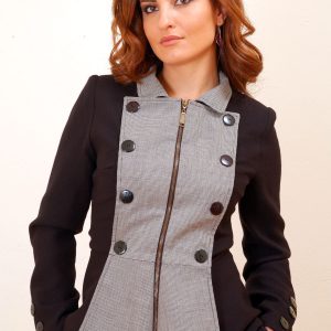 Wool Military Jacket for Women