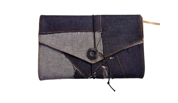 Upcycle Denim Book Case for your notebokk