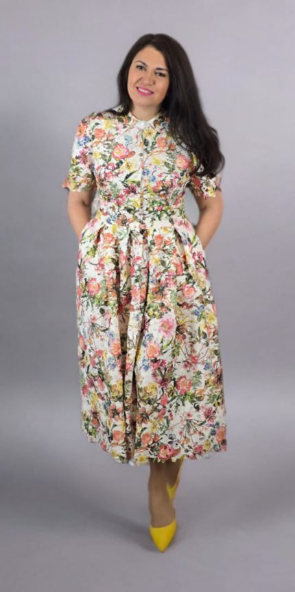 Floral Print Midi Dress