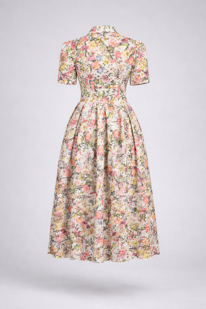 Floral Print Midi Dress